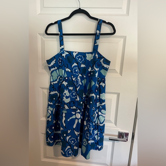 NWOT RHODE x Target Blue Zinnia Tiered Mini Dress - Picture 6 of 8